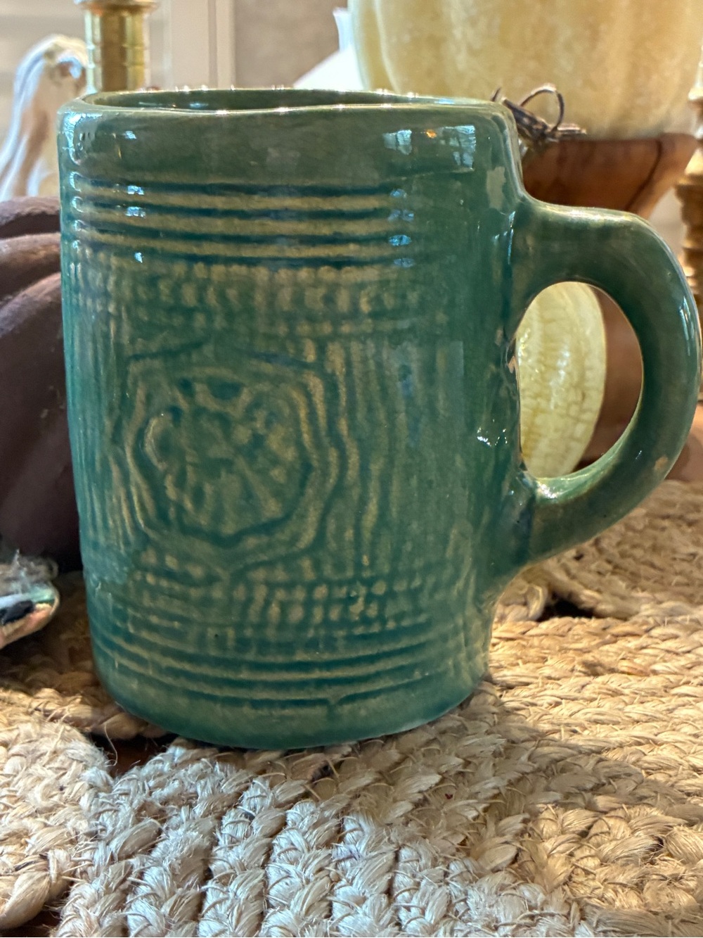 Vintage Hand made mug pottery